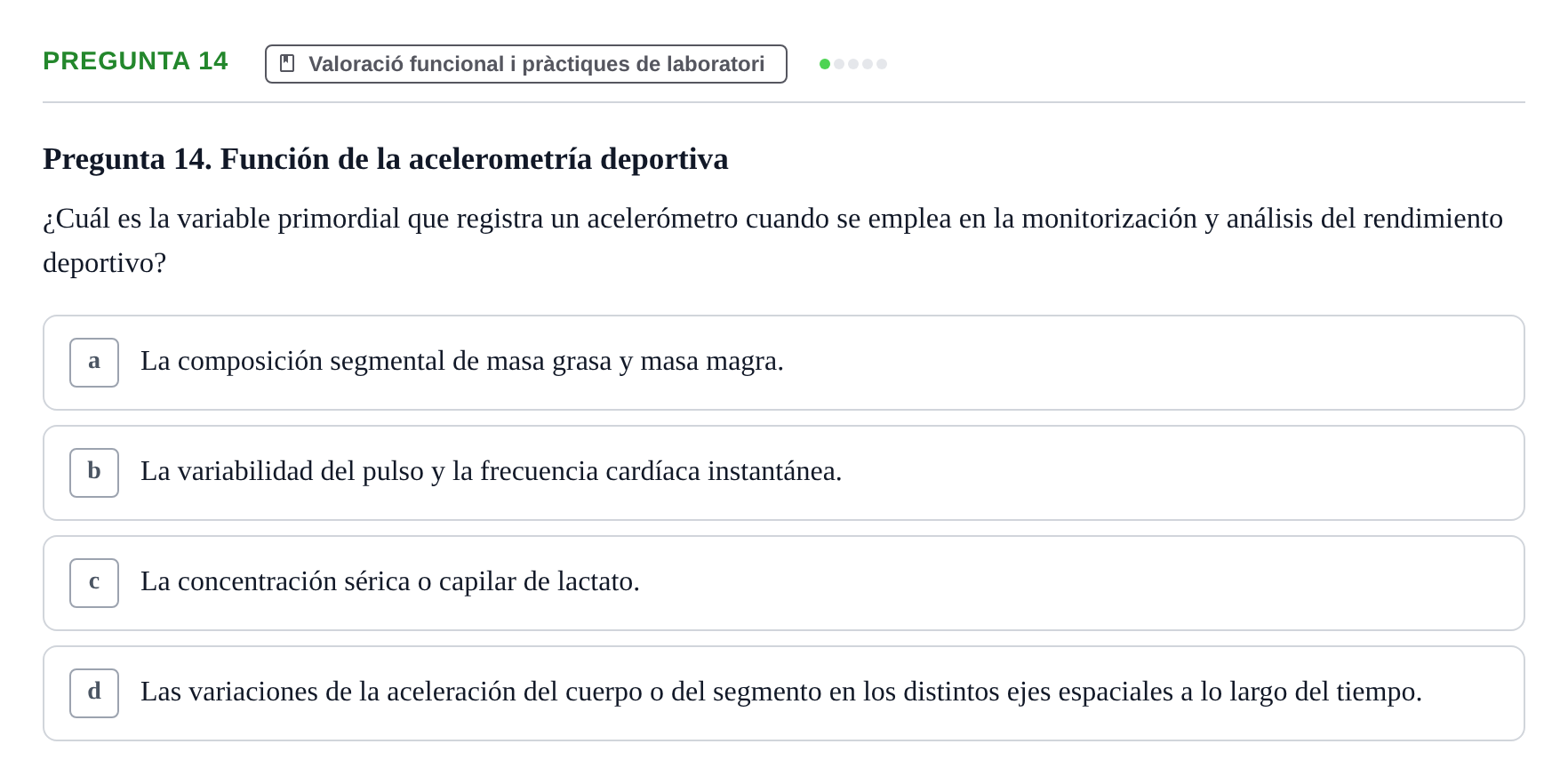 Enunciado: Pregunta 14