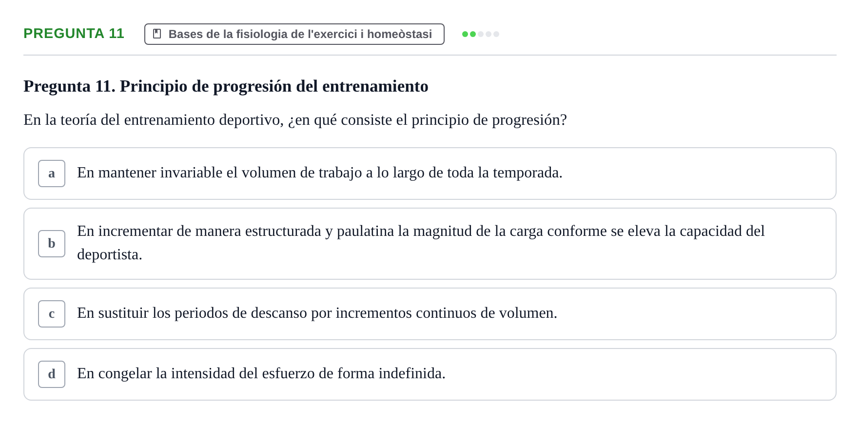 Enunciado: Pregunta 11