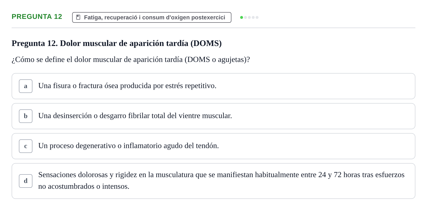 Enunciado: Pregunta 12