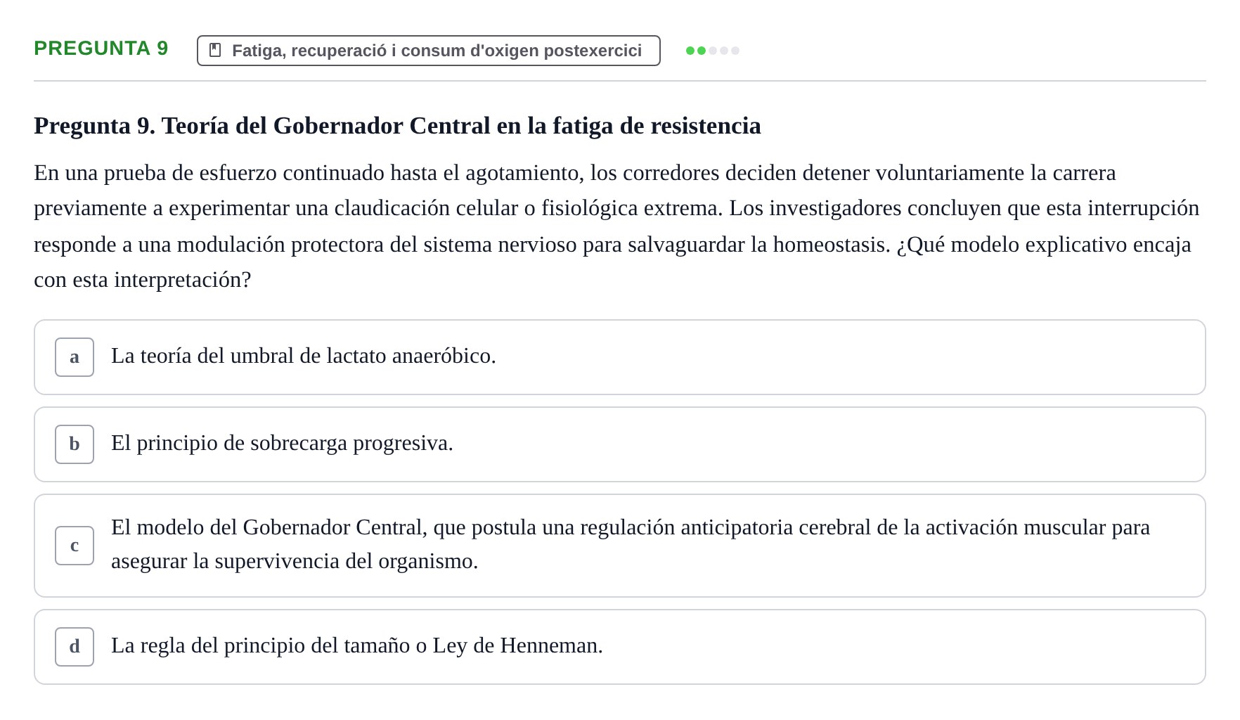 Enunciado: Pregunta 9