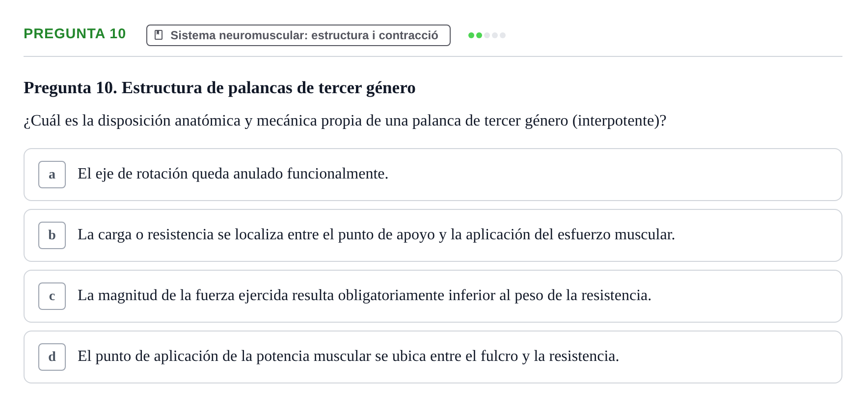 Enunciado: Pregunta 10