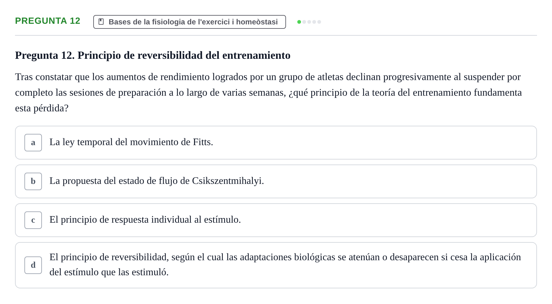 Enunciado: Pregunta 12