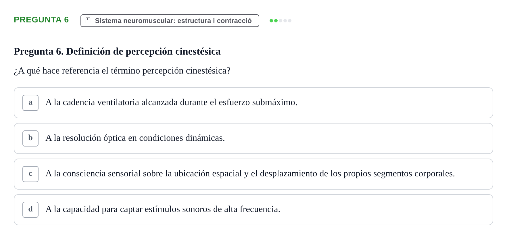 Enunciado: Pregunta 6
