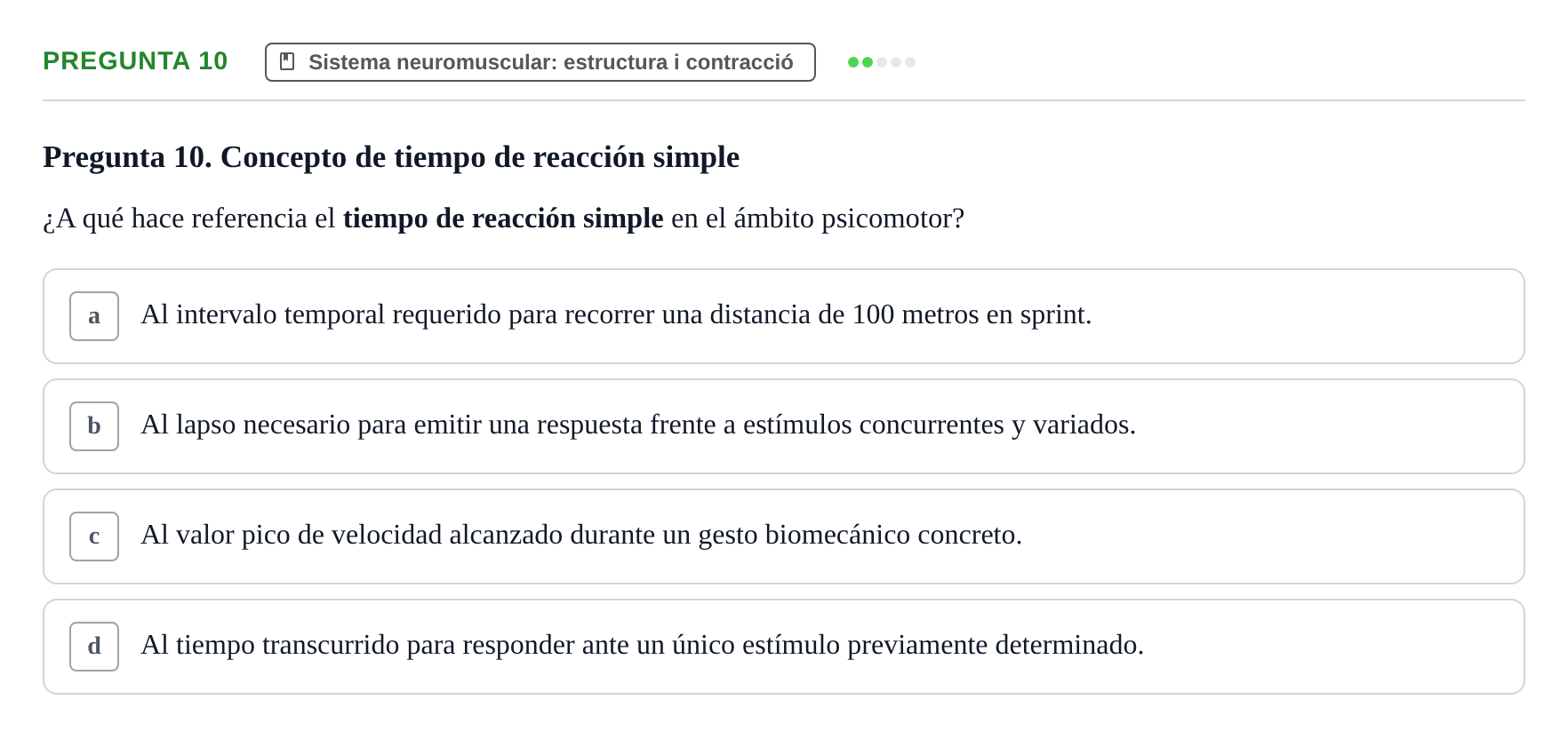 Enunciado: Pregunta 10