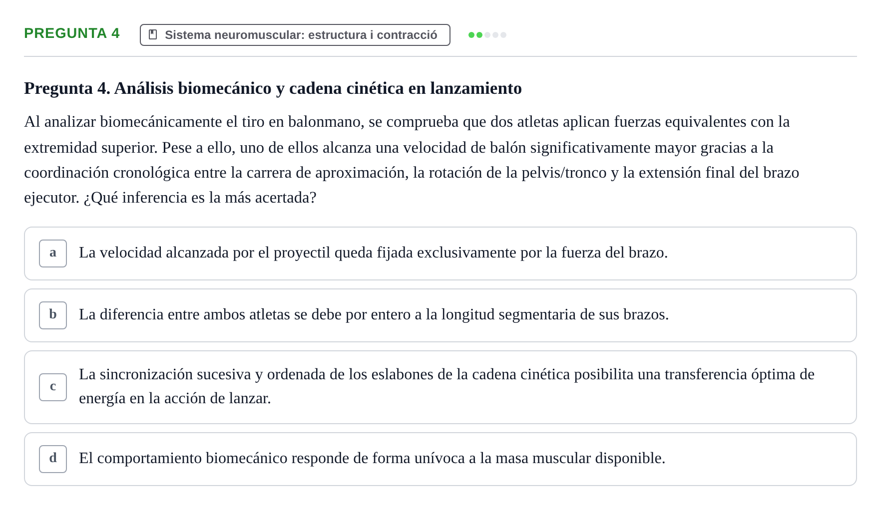 Enunciado: Pregunta 4