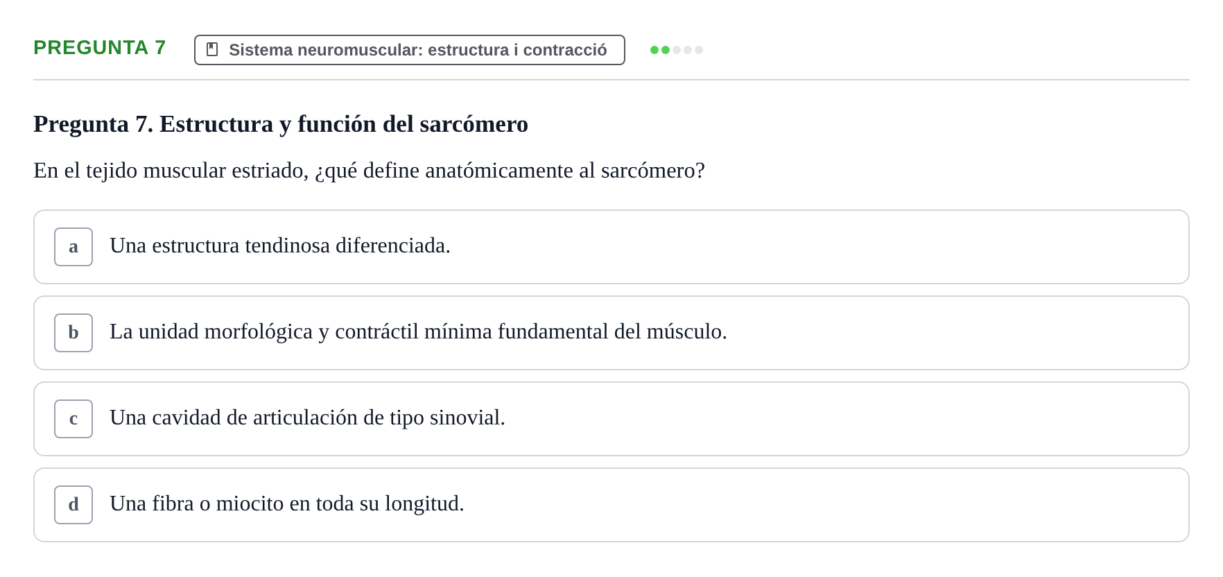 Enunciado: Pregunta 7