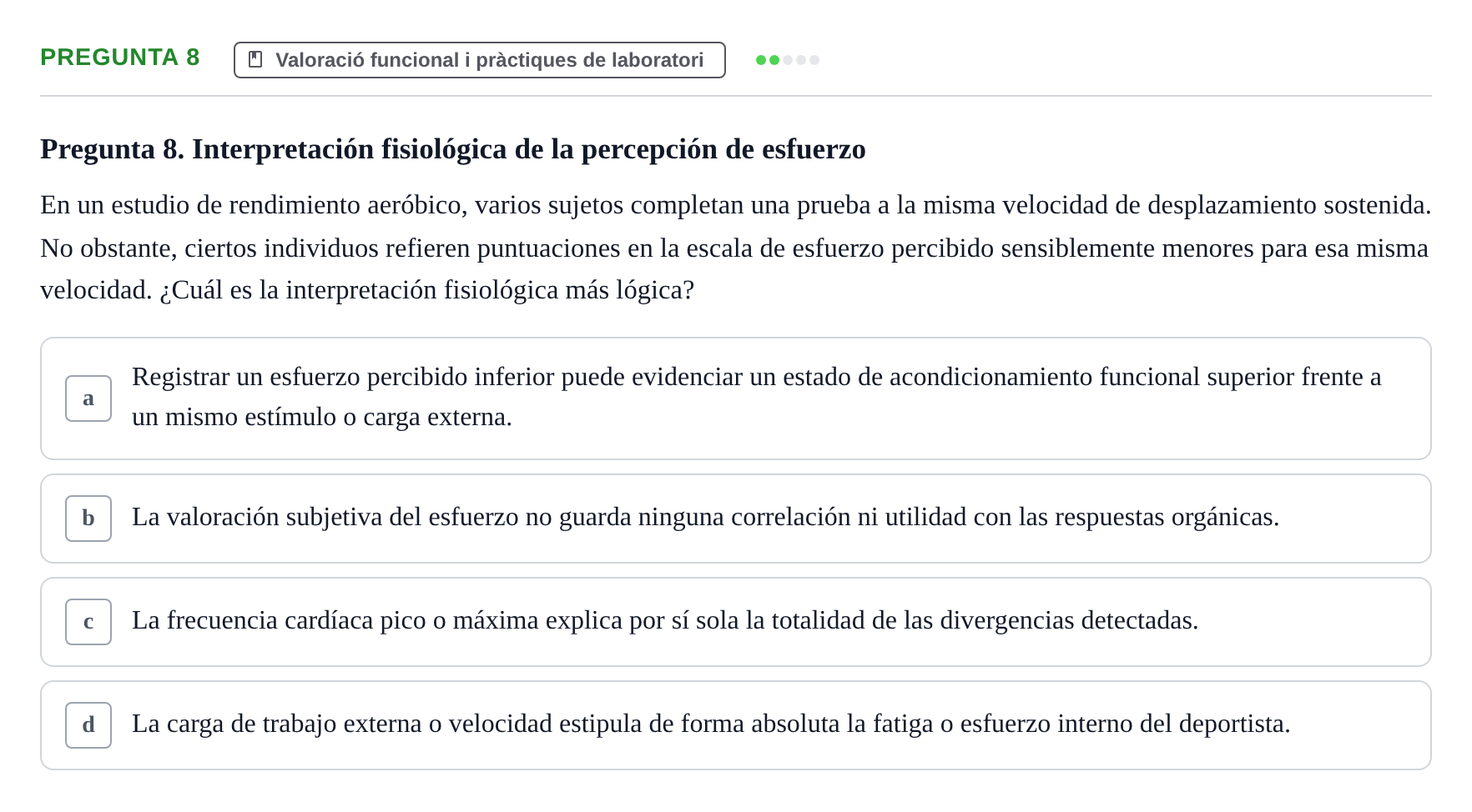 Enunciado: Pregunta 8