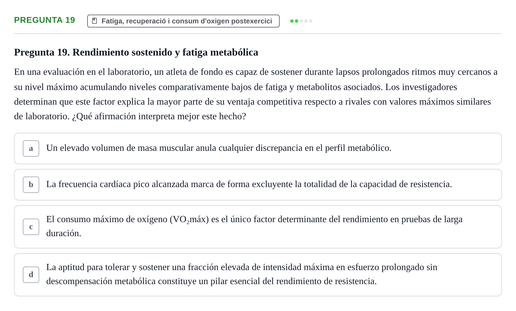 Enunciado: Pregunta 19