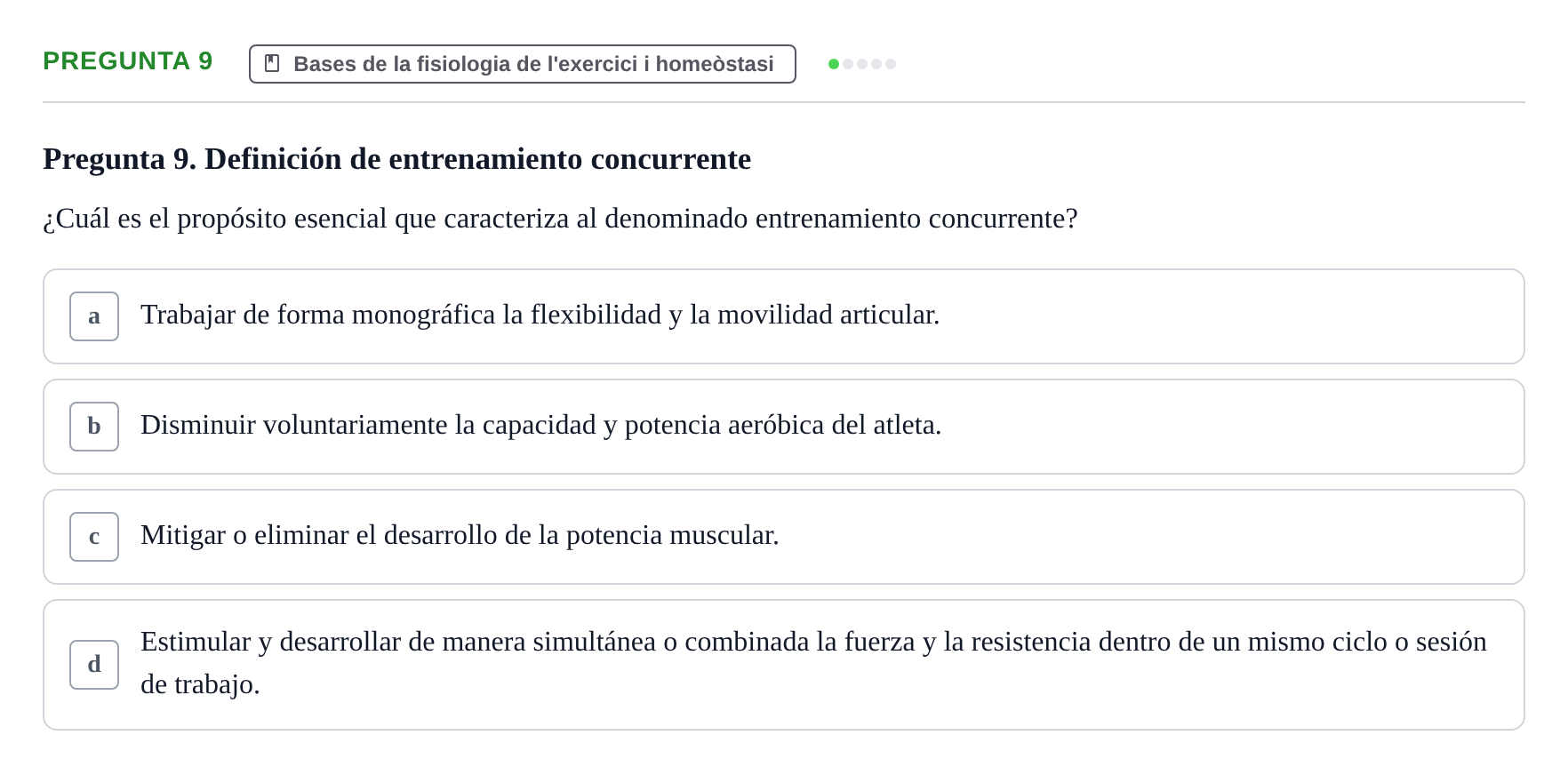 Enunciado: Pregunta 9