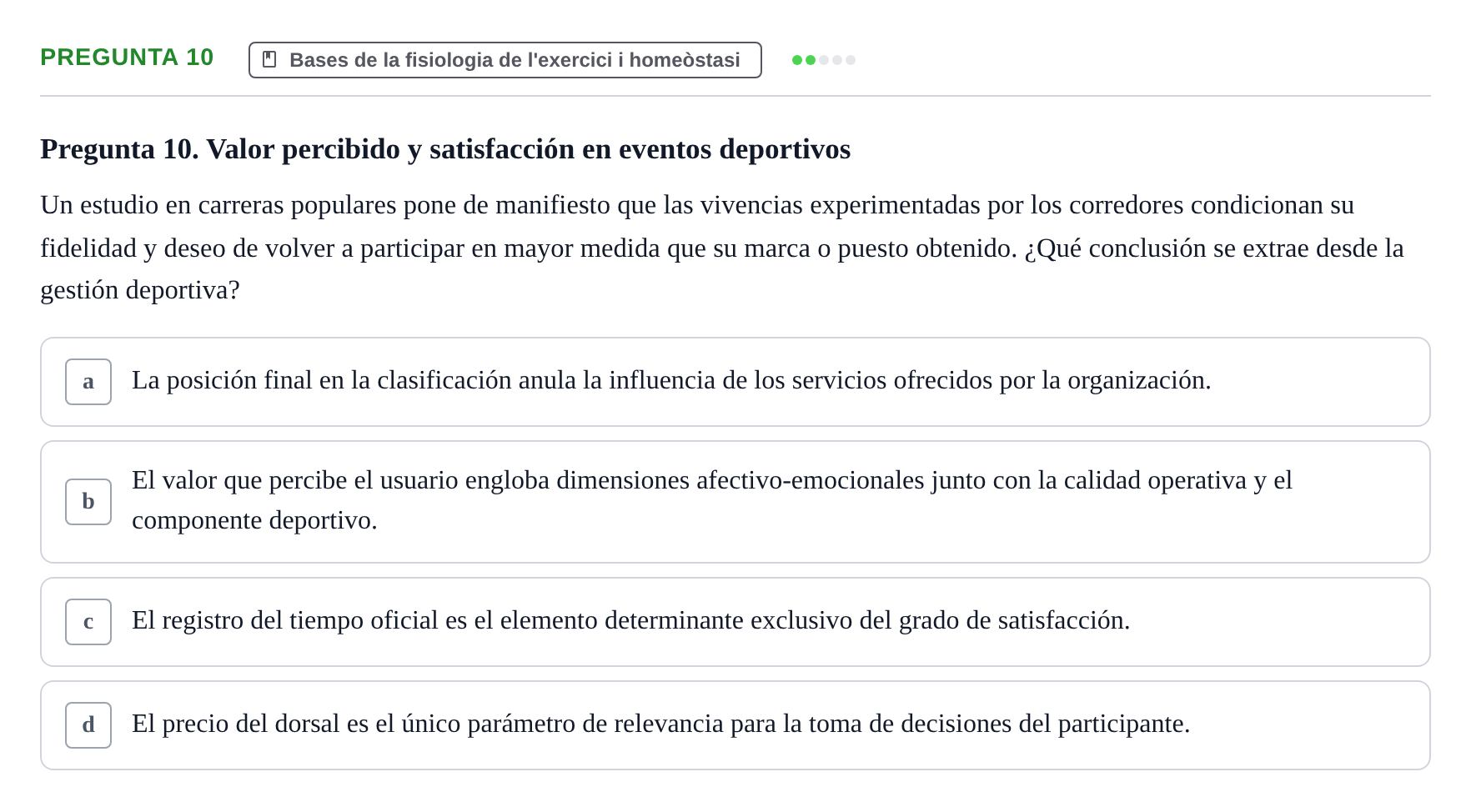 Enunciado: Pregunta 10