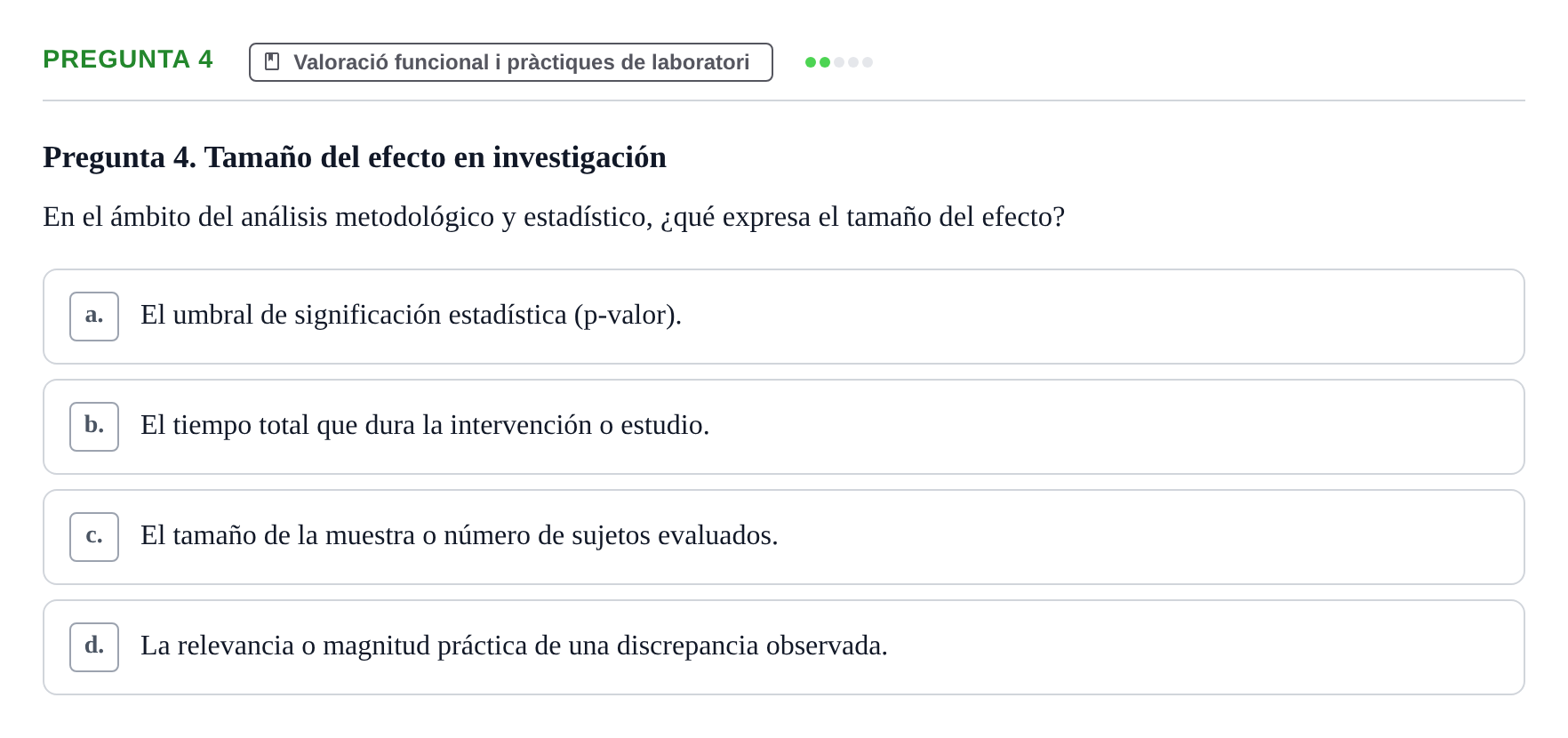 Enunciado: Pregunta 4
