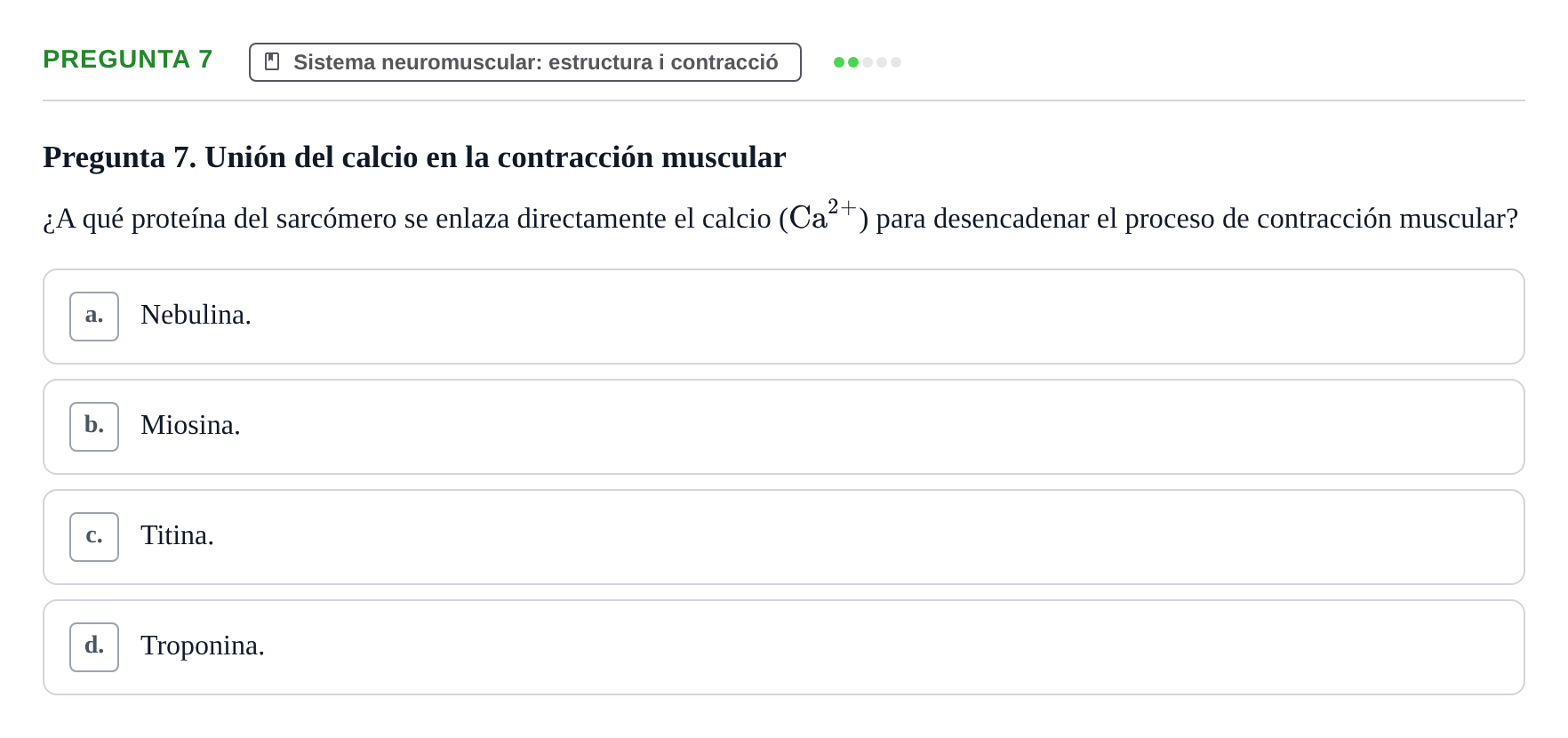 Enunciado: Pregunta 7