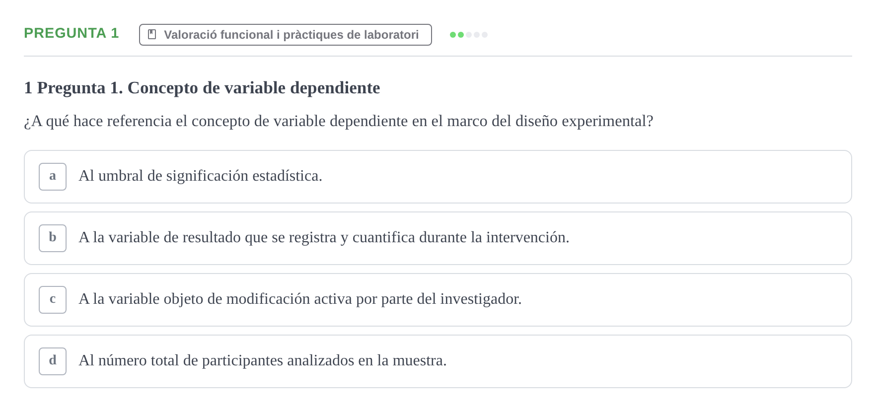 Enunciado: Pregunta 1