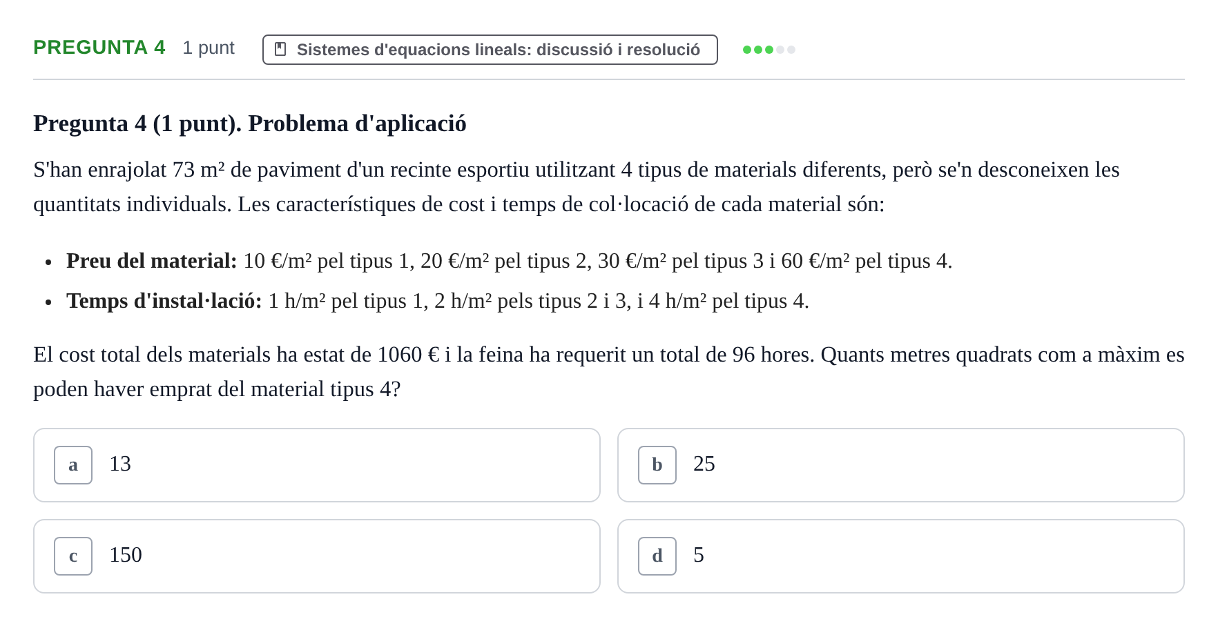 Enunciado: Pregunta 4 · Álgebra UDG 2022
