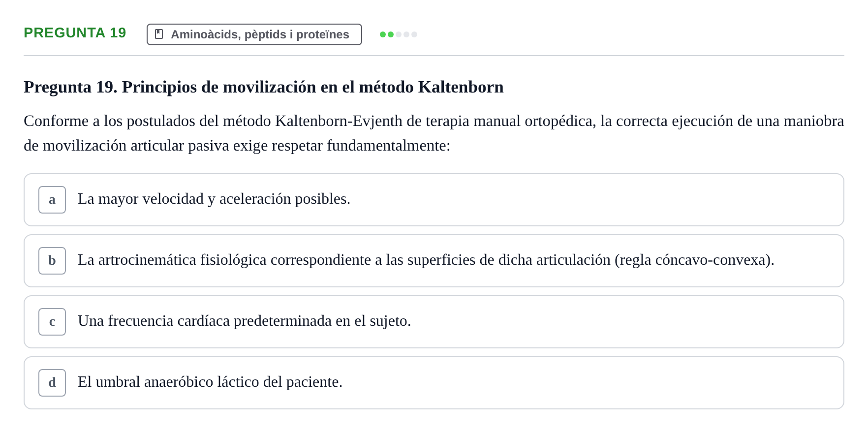 Enunciado: Pregunta 19