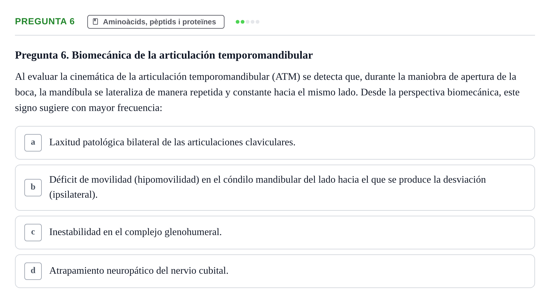Enunciado: Pregunta 6