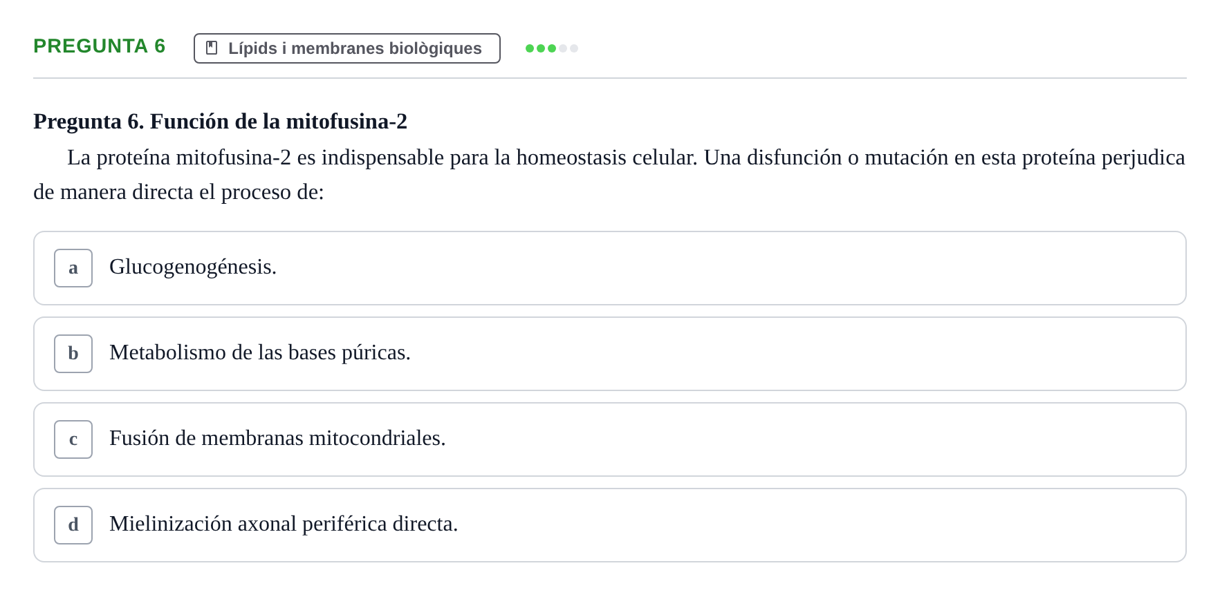 Enunciado: Pregunta 6