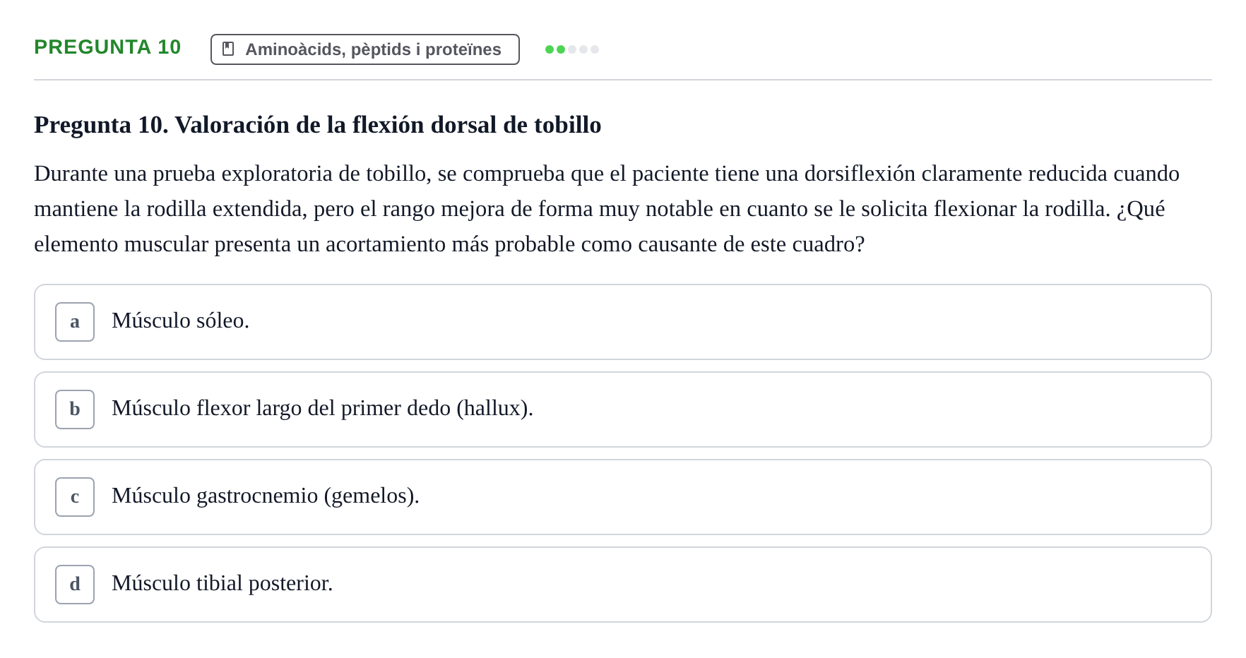 Enunciado: Pregunta 10