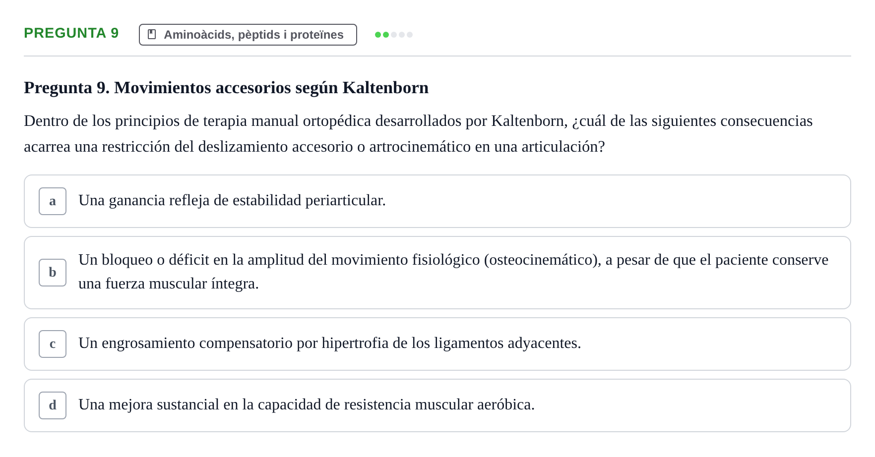 Enunciado: Pregunta 9