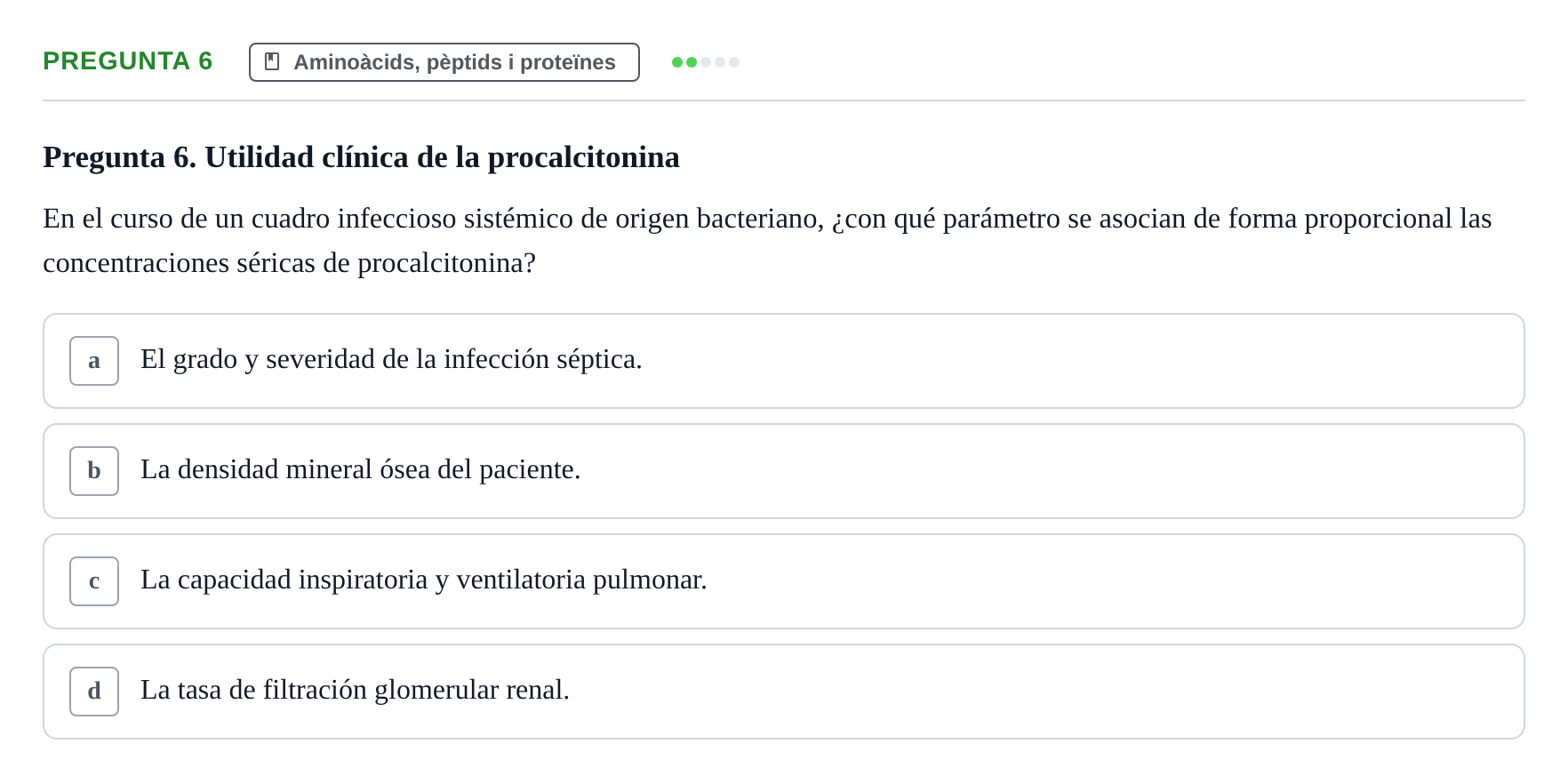 Enunciado: Pregunta 6