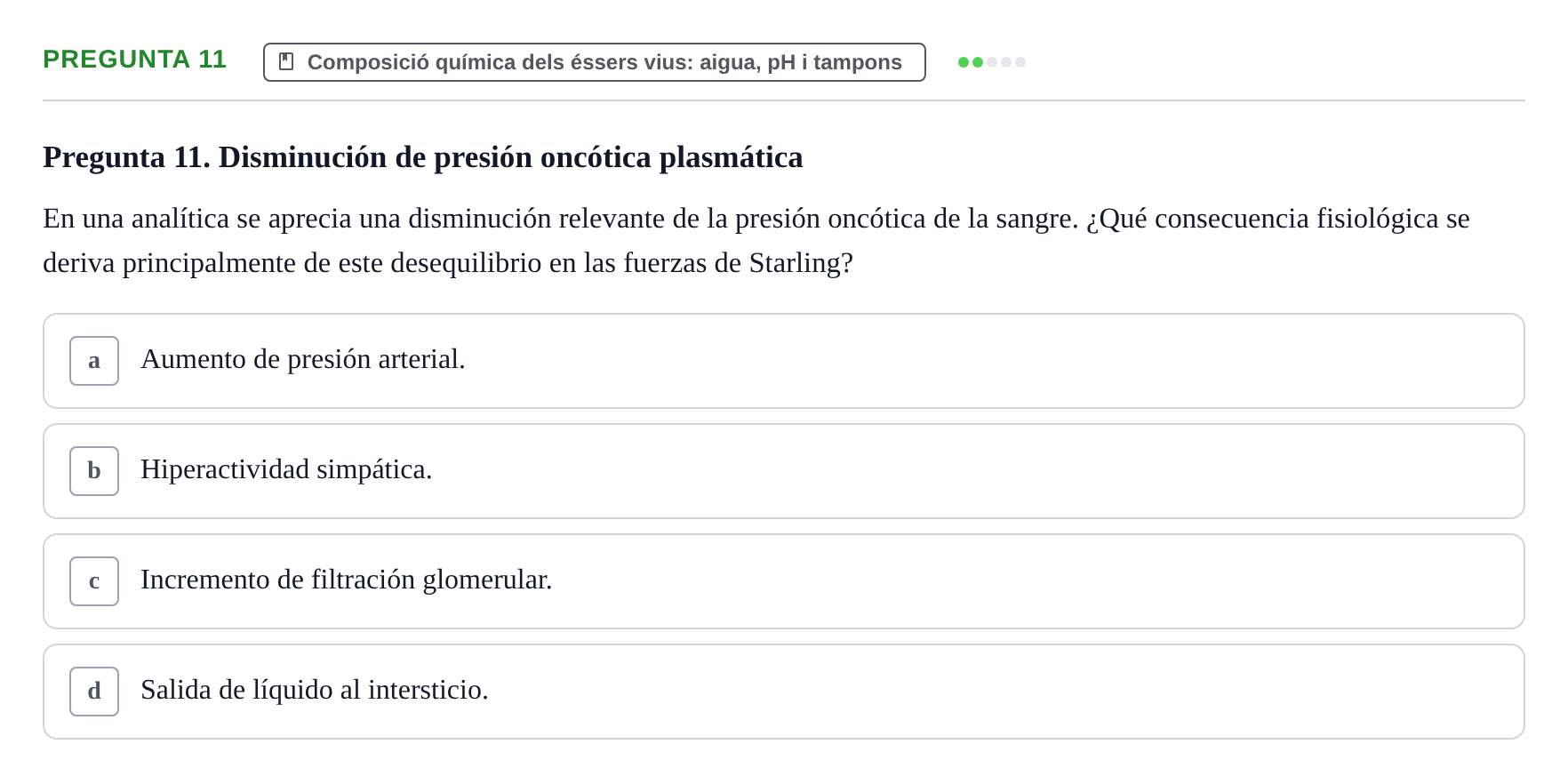 Enunciado: Pregunta 11