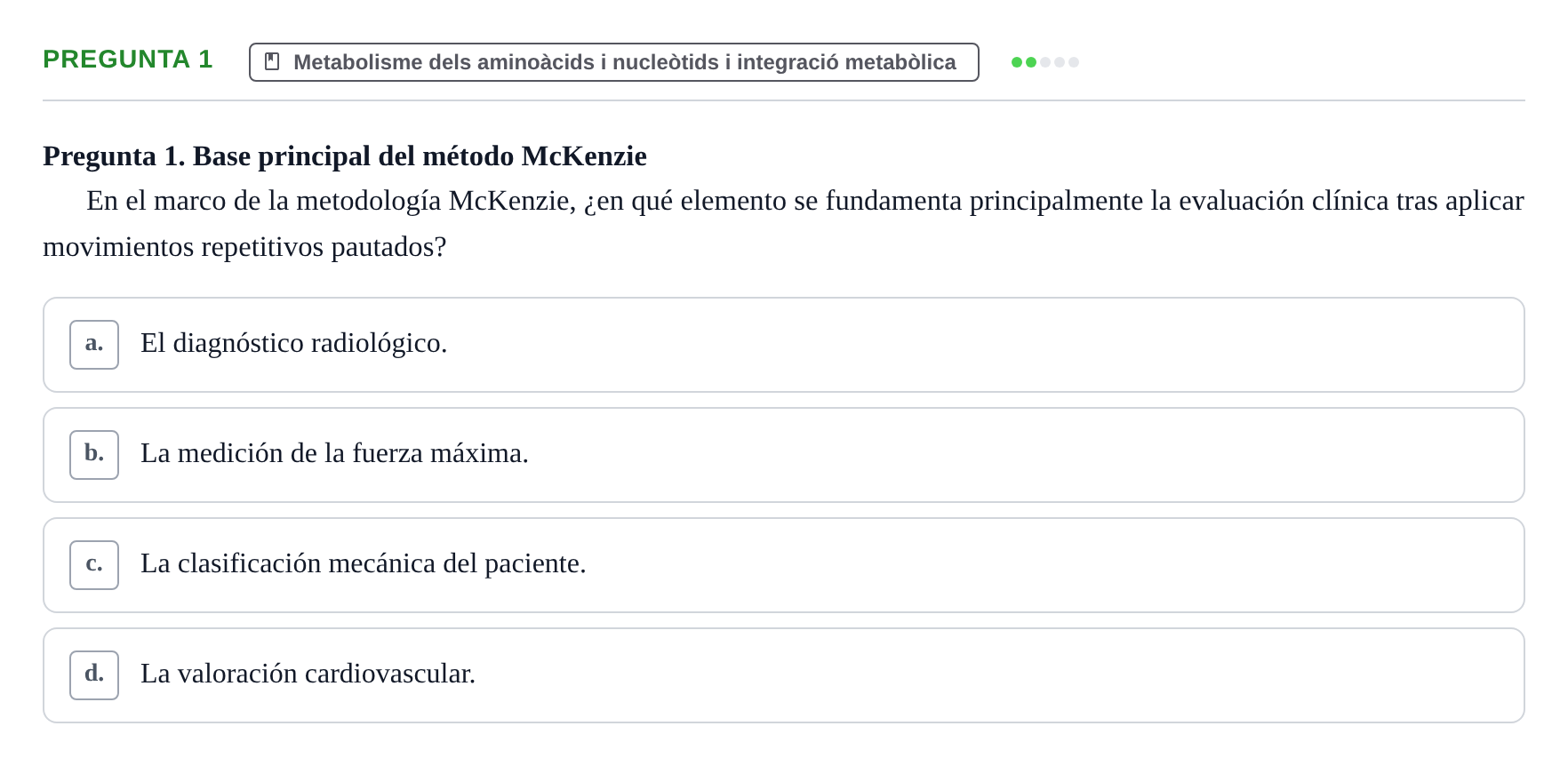 Enunciado: Pregunta 1