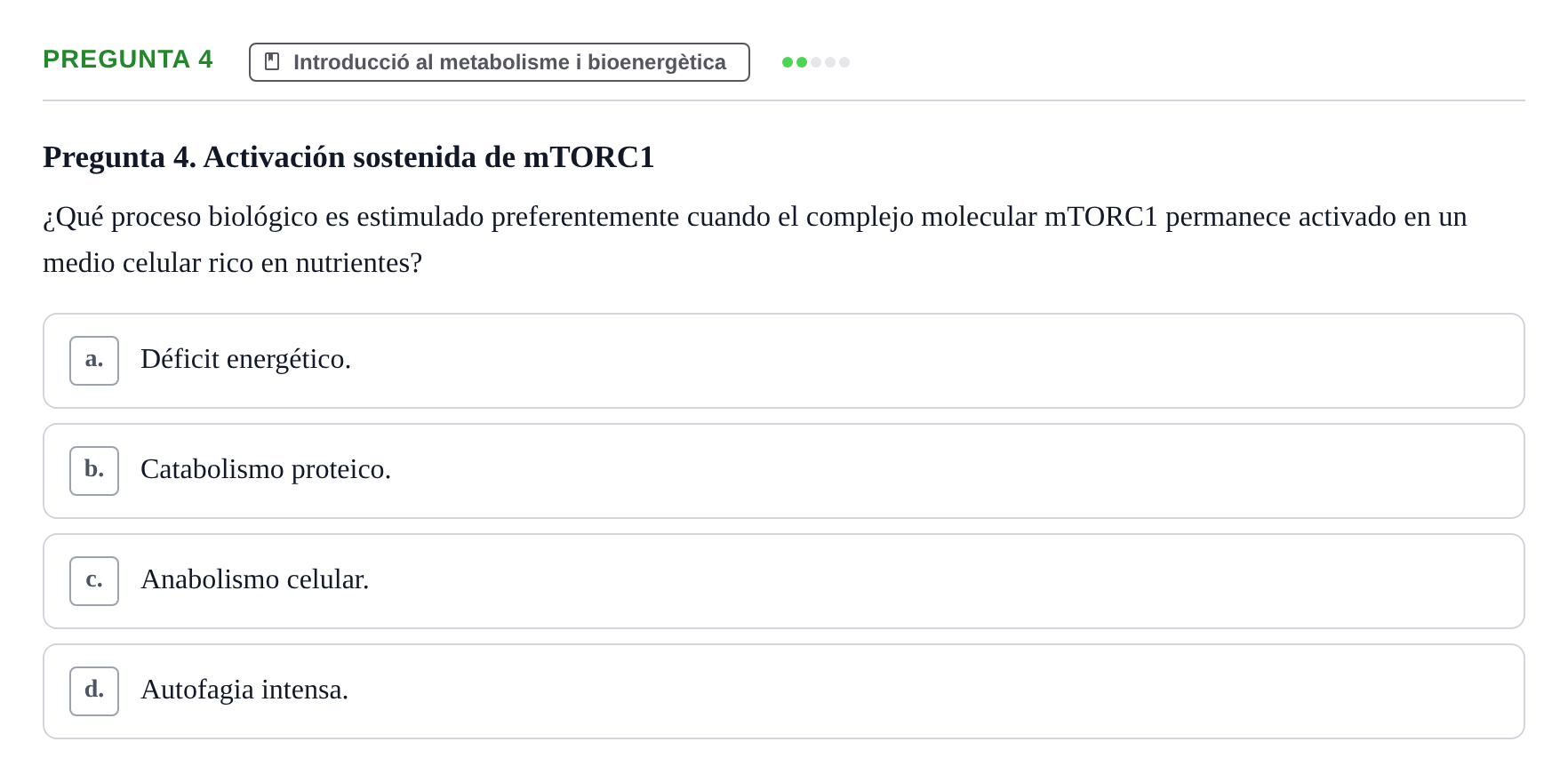Enunciado: Pregunta 4