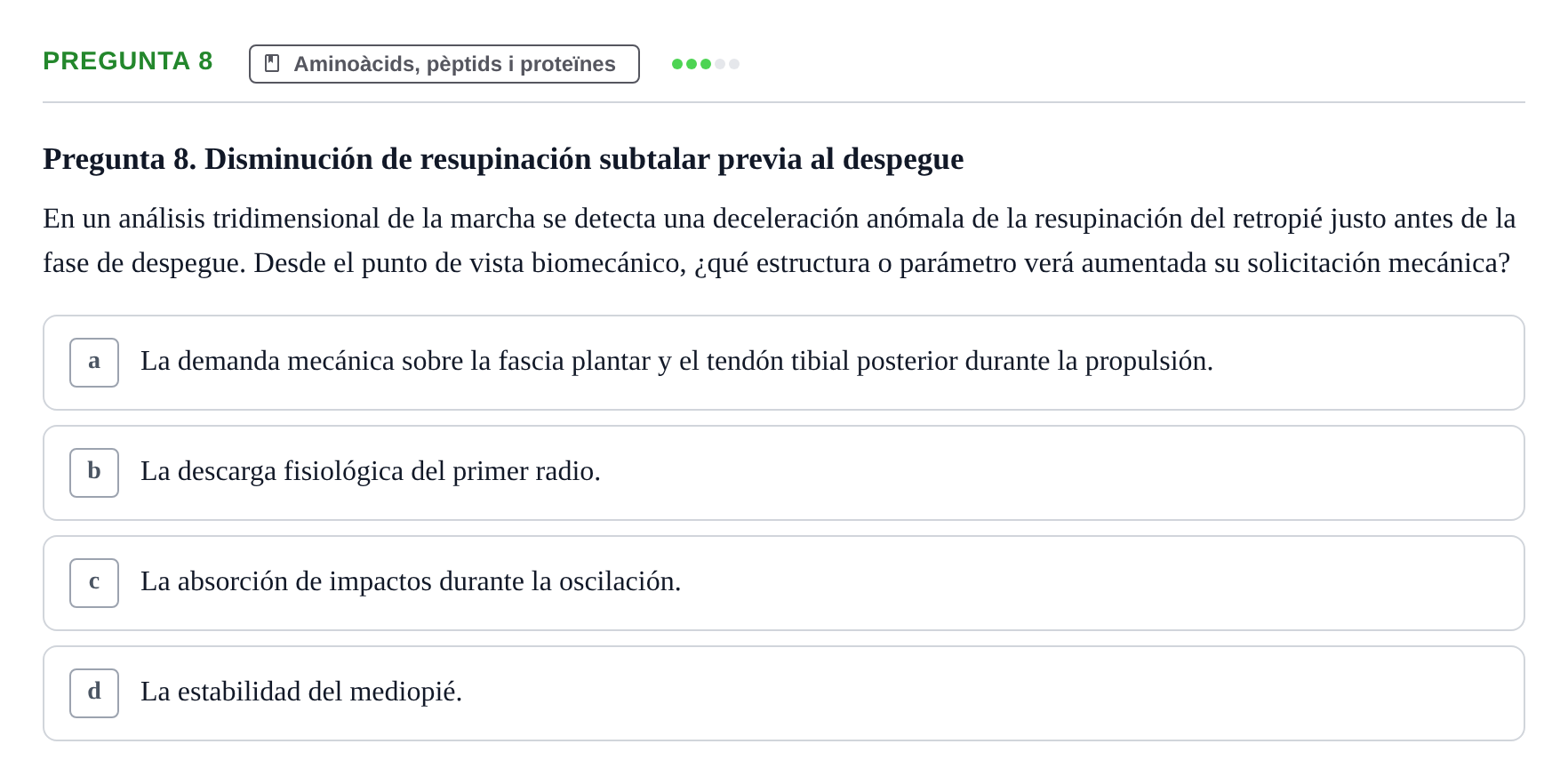 Enunciado: Pregunta 8