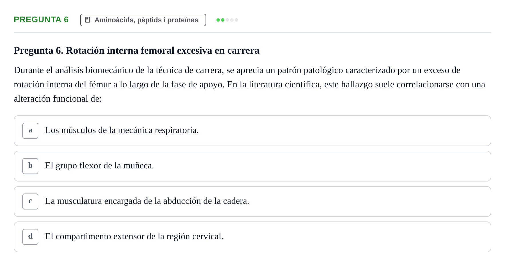 Enunciado: Pregunta 6