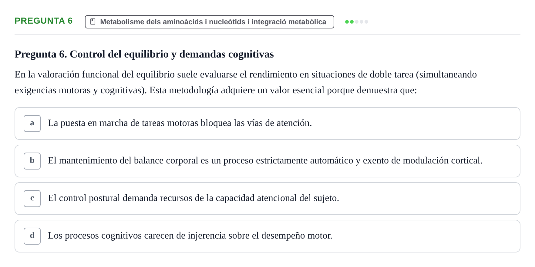 Enunciado: Pregunta 6
