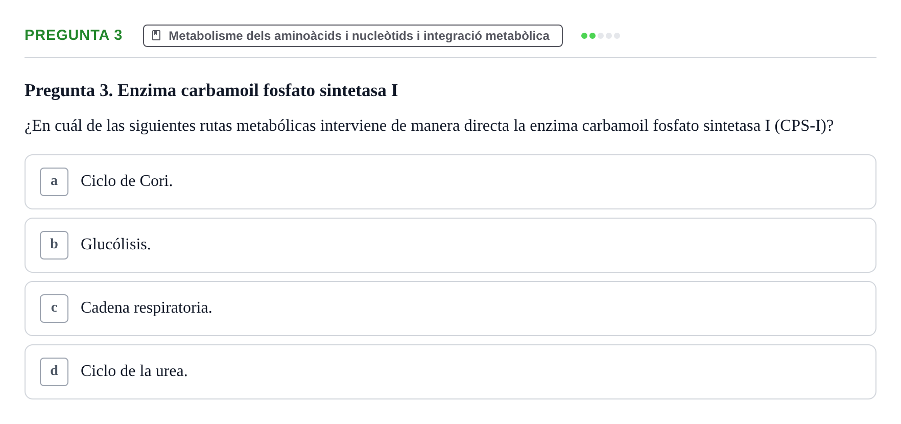 Enunciado: Pregunta 3