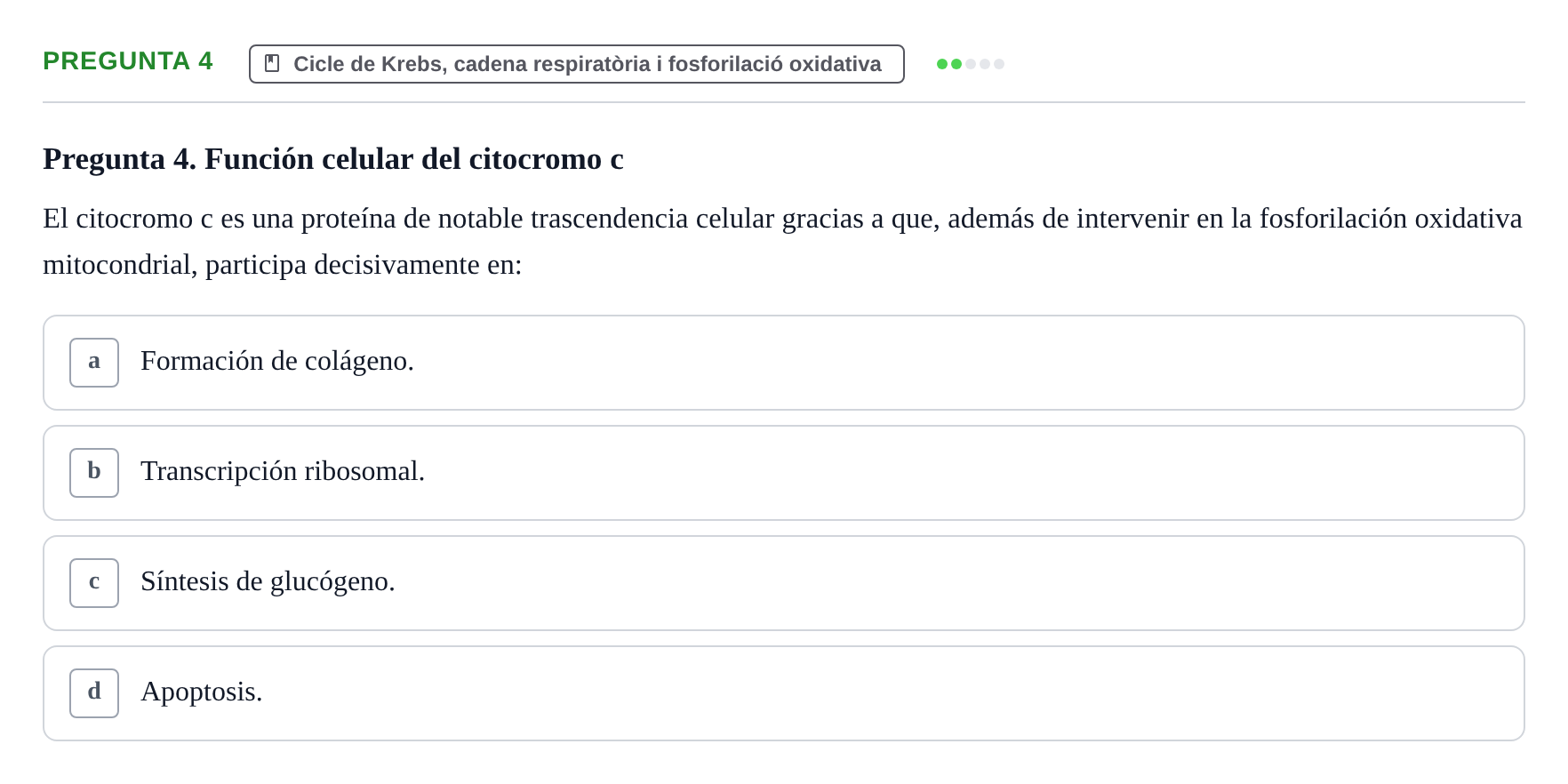 Enunciado: Pregunta 4