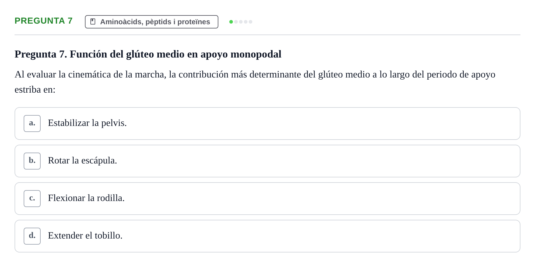 Enunciado: Pregunta 7