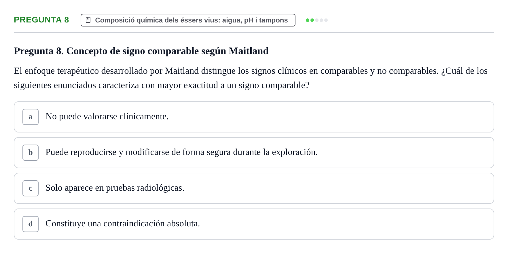 Enunciado: Pregunta 8