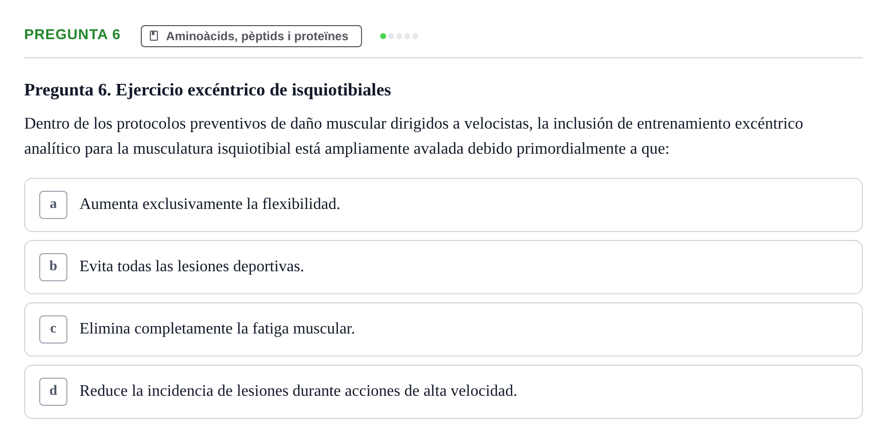 Enunciado: Pregunta 6