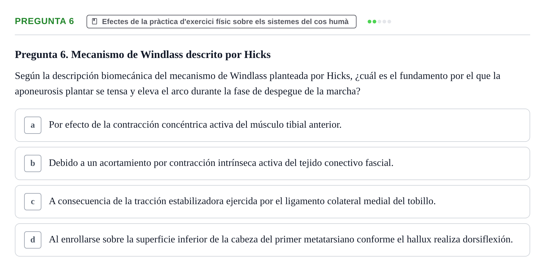 Enunciado: Pregunta 6