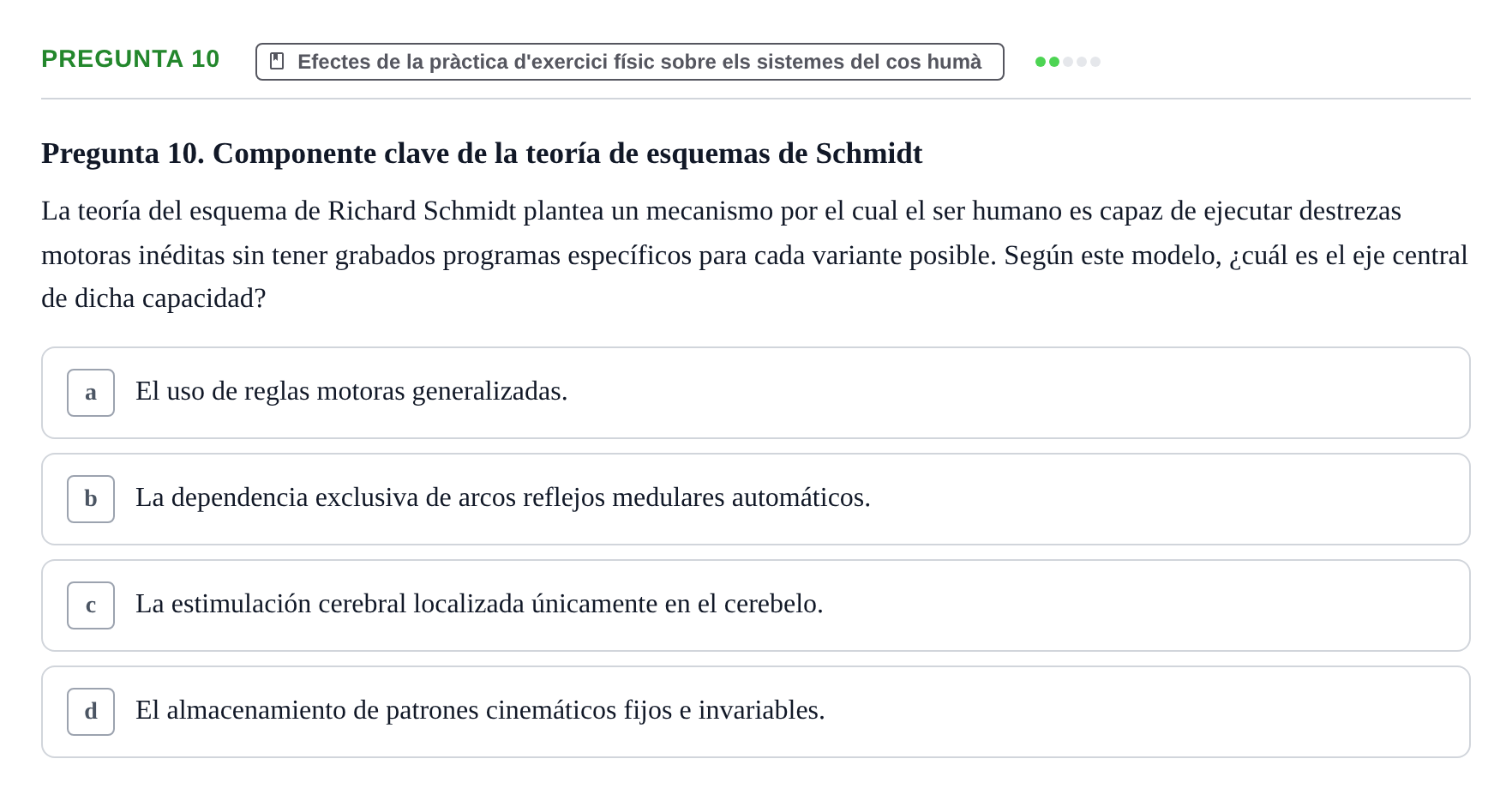 Enunciado: Pregunta 10
