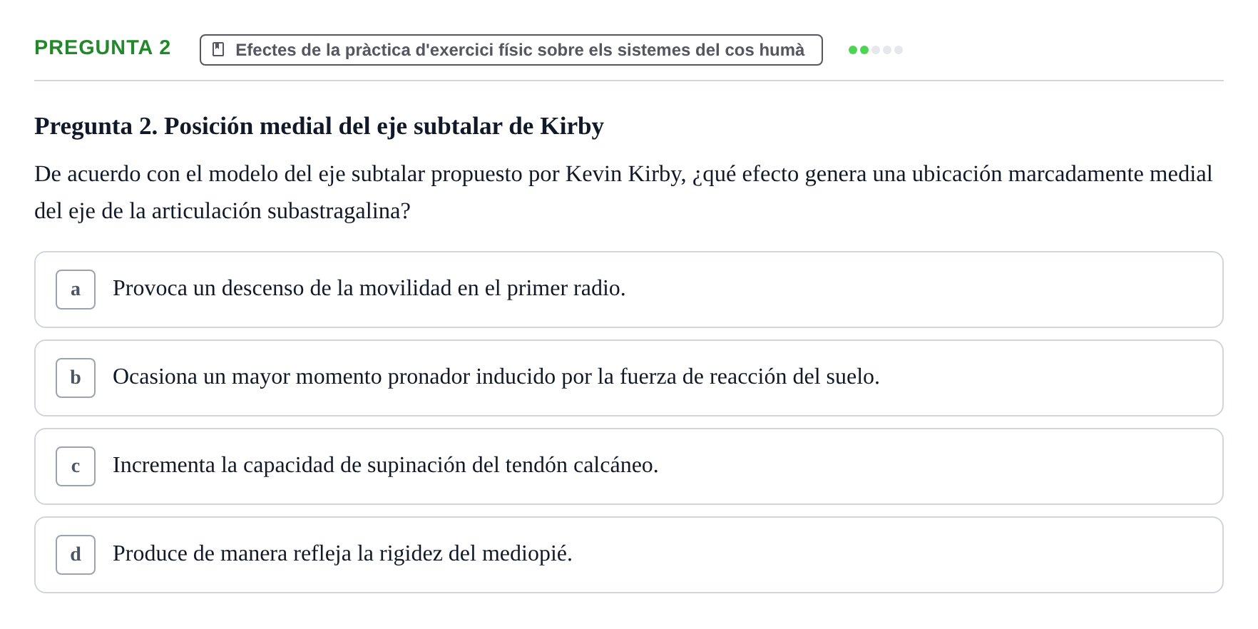 Enunciado: Pregunta 2