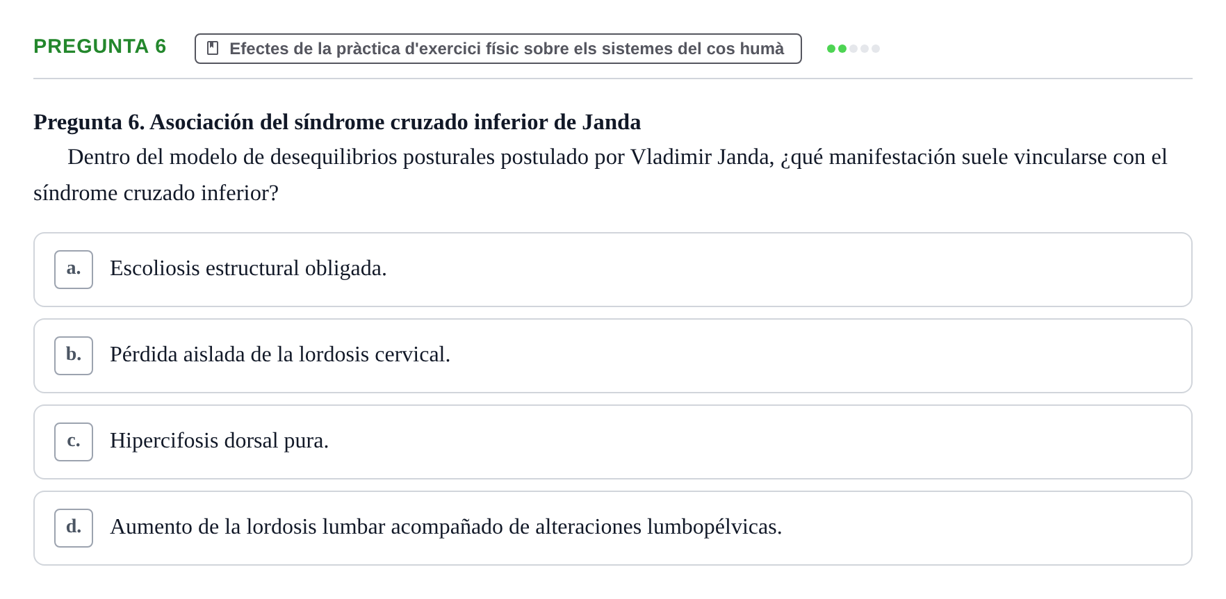 Enunciado: Pregunta 6