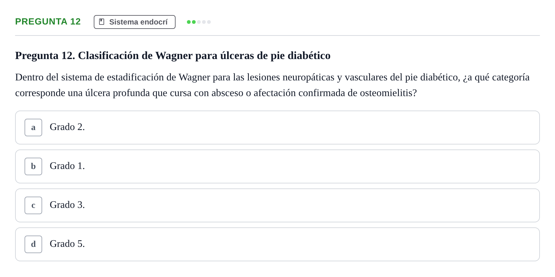Enunciado: Pregunta 12