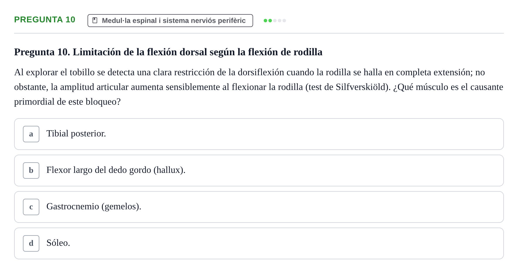 Enunciado: Pregunta 10