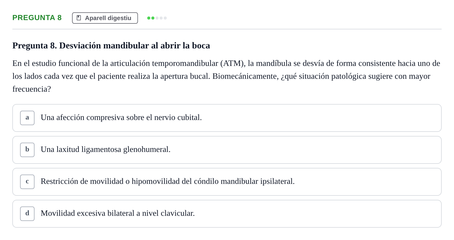 Enunciado: Pregunta 8
