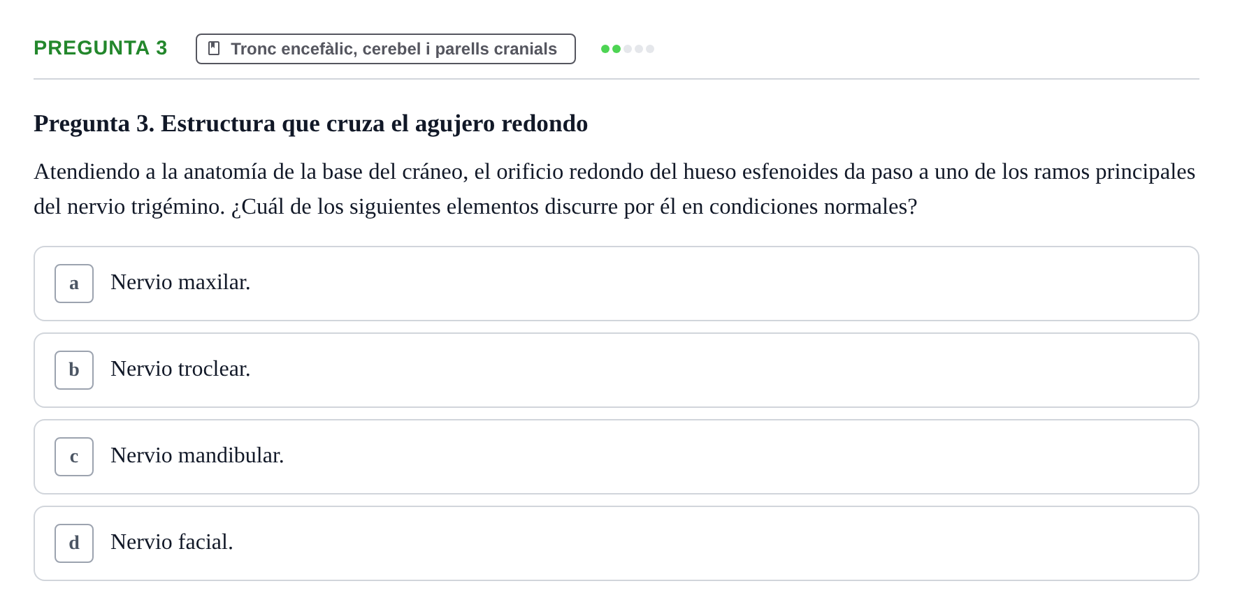 Enunciado: Pregunta 3