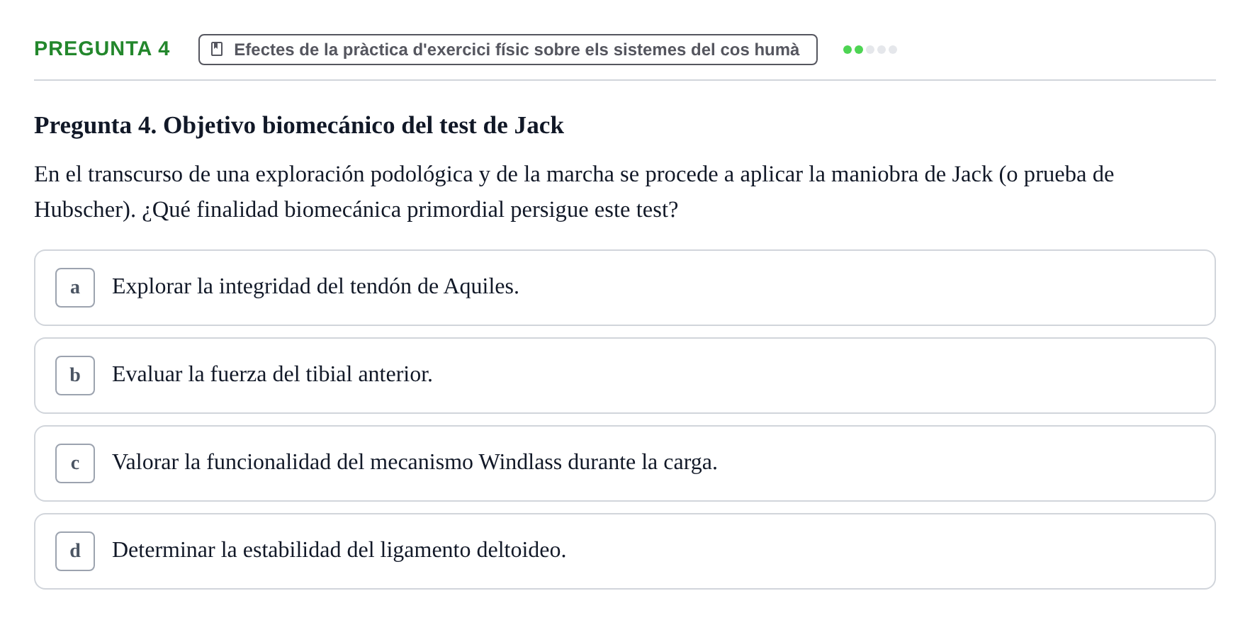 Enunciado: Pregunta 4