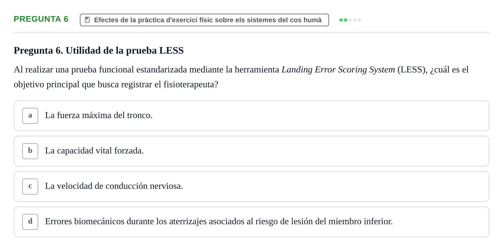 Enunciado: Pregunta 6