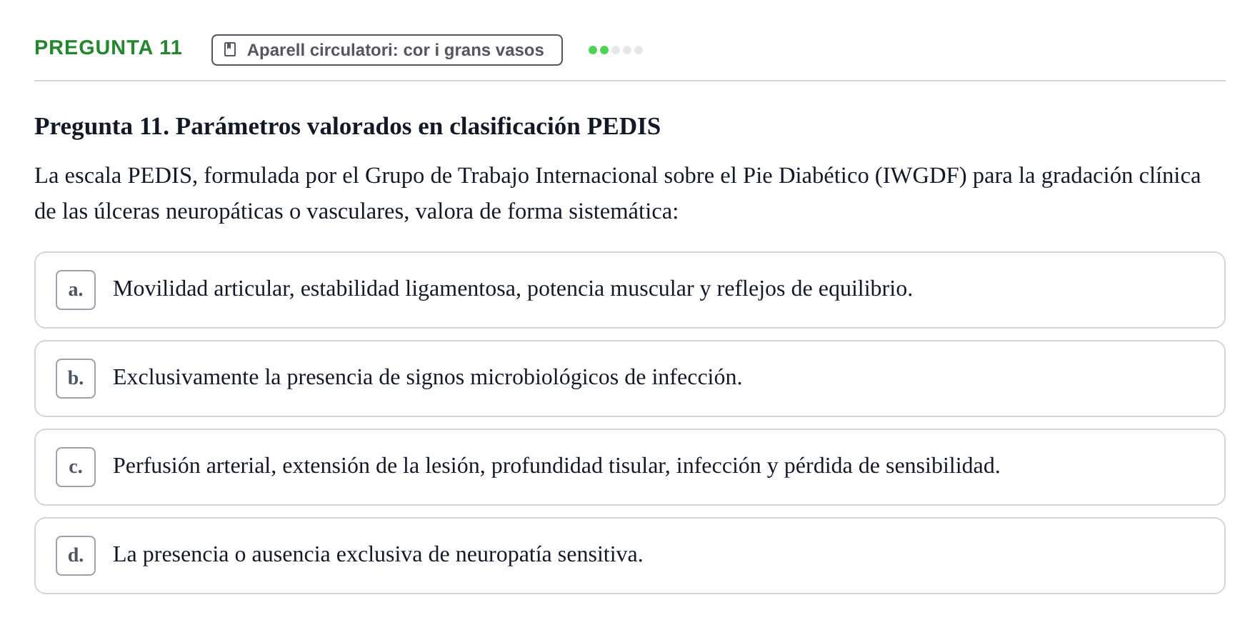 Enunciado: Pregunta 11