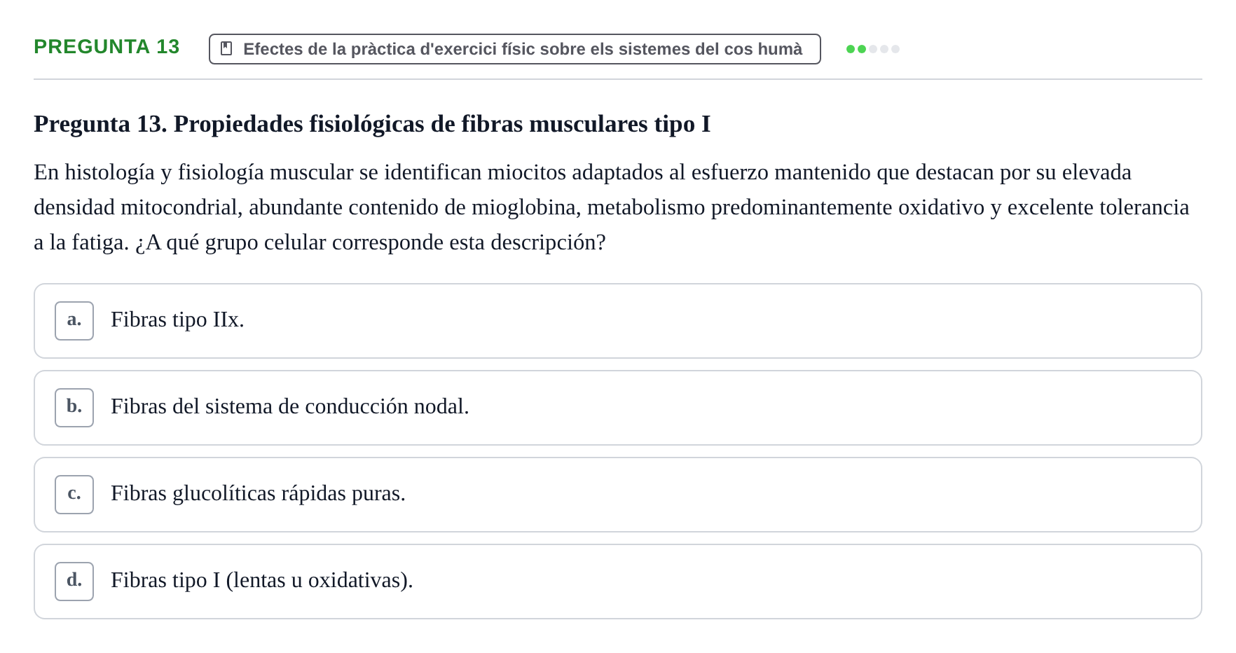 Enunciado: Pregunta 13