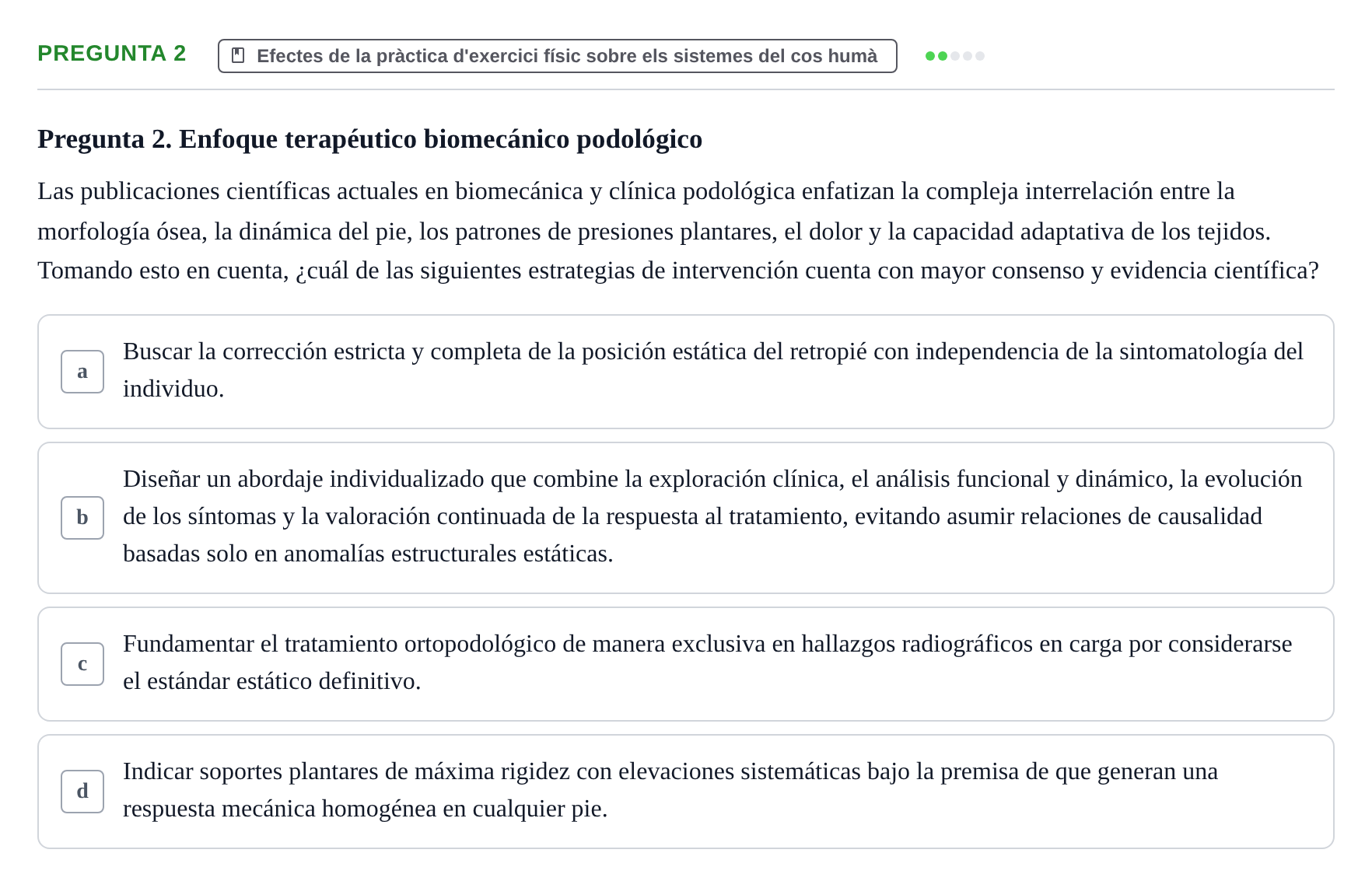 Enunciado: Pregunta 2