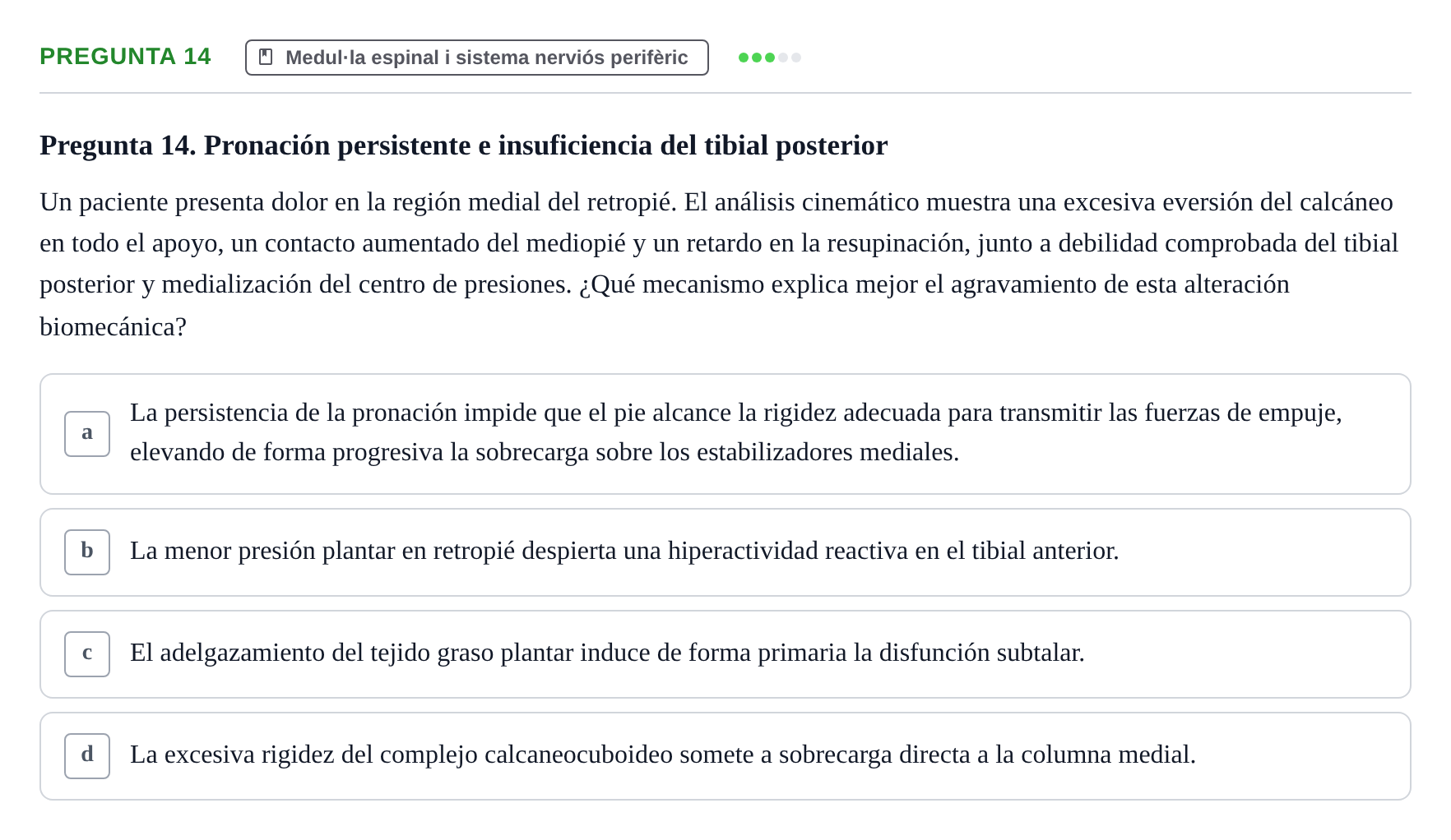 Enunciado: Pregunta 14