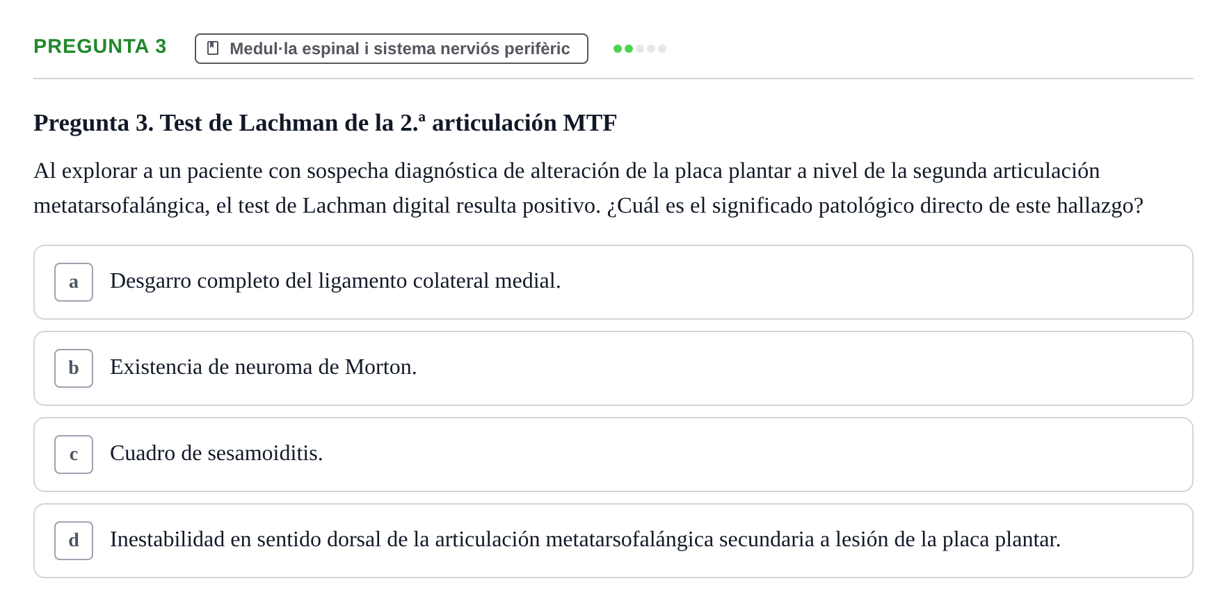 Enunciado: Pregunta 3